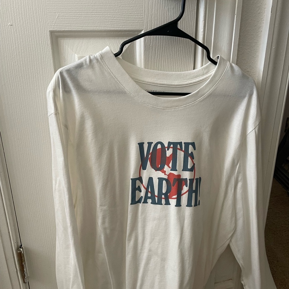 Outerknown White Long Sleeve Tee